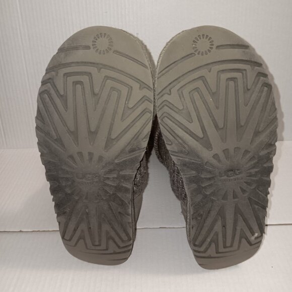 WOMEN'S UGG CARDY SWEATER BOOTS GRAY SIZE 8 - Picture 10 of 13